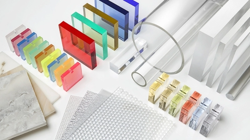 Acrylic có thể tạo thành nhiều hình dạng đáp ứng nhu cầu khác nhau