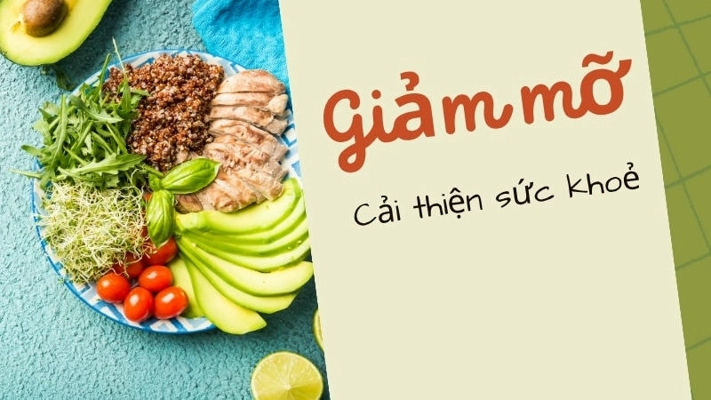 Ăn uống lành mạnh và tập luyện đều đặn là chìa khóa để giảm mỡ và cải thiện sức khỏe