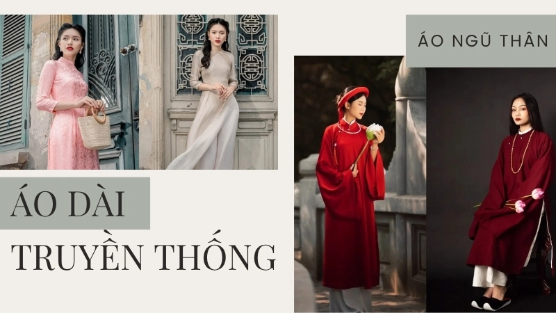  Áo dài truyền thống Việt Nam lấy cảm hứng từ áo ngũ thân
