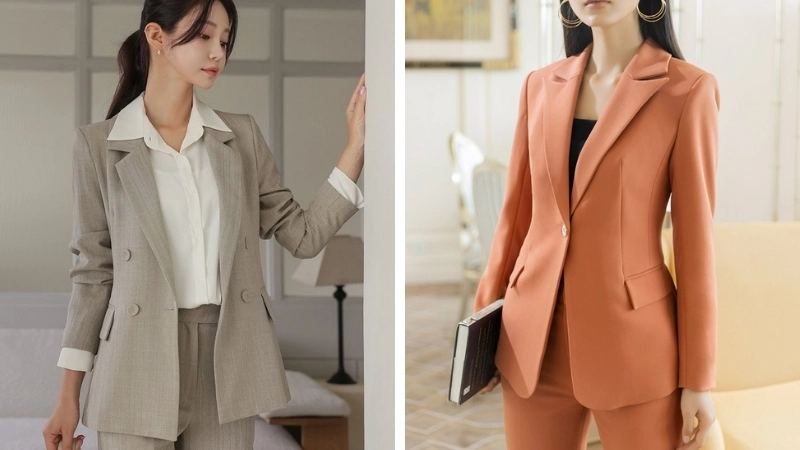  Áo blazer là gì – Hình ảnh áo blazer nam và nữ trong phong cách hiện đại.