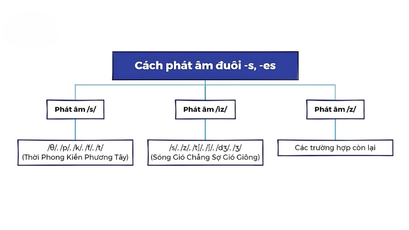 Ba cách phát âm đuôi
