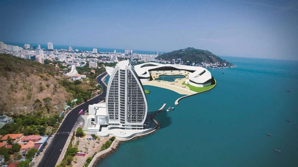Ngắm nhìn hòn ngưu khối đá độc đáo vươn mình giữa biển trời