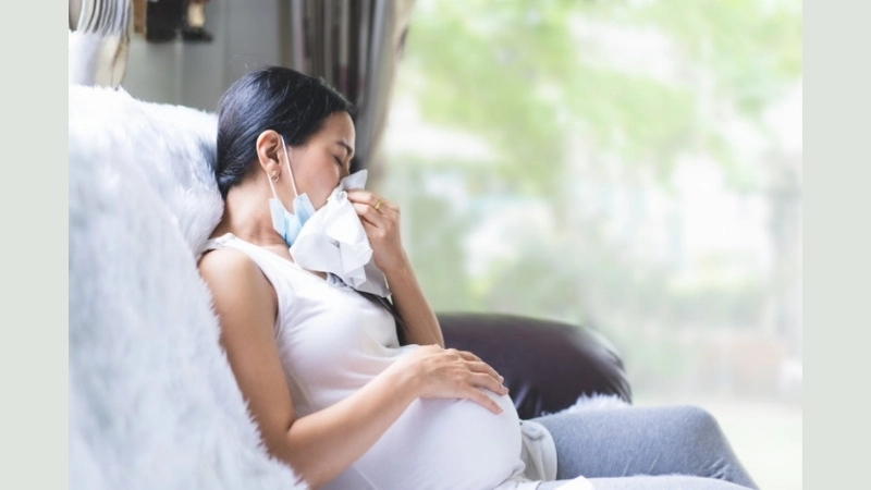 Dấu hiệu nhận biết khi bị cảm lúc mang thai tháng thứ 8