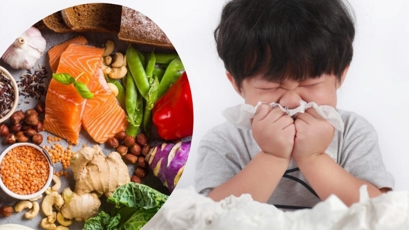 Chế độ ăn uống giúp phòng ngừa chảy máu cam ở trẻ