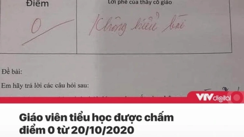 Nguyên nhân dẫn đến việc bị 0 điểm