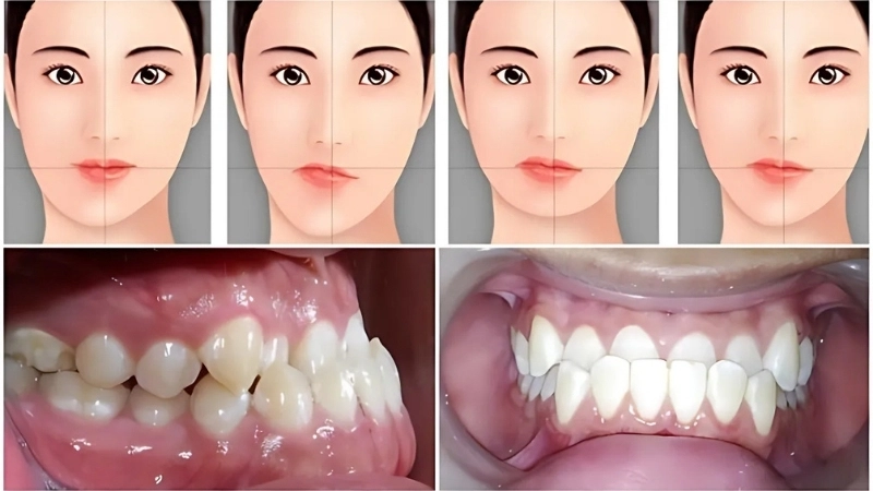 Triệu chứng khi bị lệch hàm