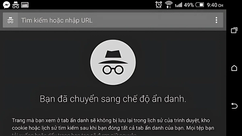 Cách bật tab ẩn danh trên Google Chrome
