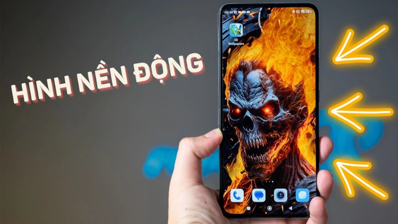 Cách cài hình nền động trên điện thoại Android