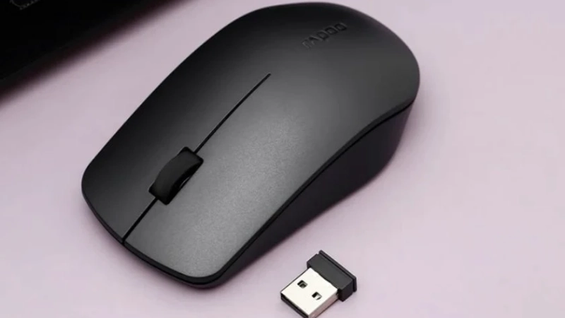 Cách kết nối chuột không dây qua USB Receiver