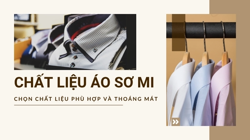  Chất liệu áo sơ mi cotton thoáng mát cho cả nam và nữ.