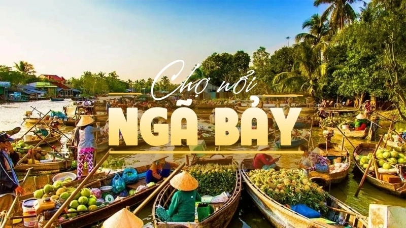  Chợ nổi Phụng Hiệp Hậu Giang - nét văn hóa sông nước đặc trưng.