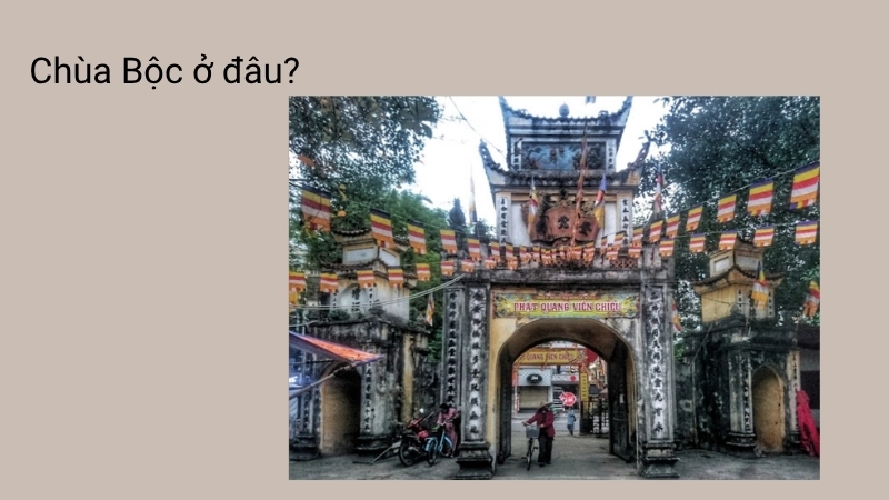 Chùa Bộc ở đâu?