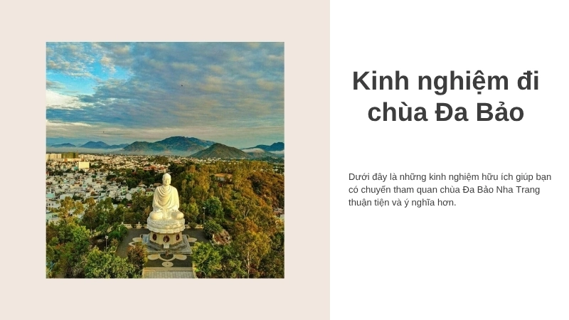 Kinh nghiệm đi chùa Đa Bảo