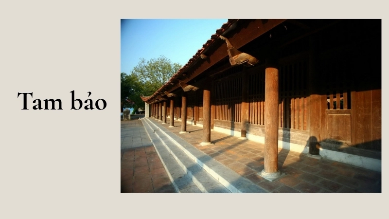 Các khu vực nổi bật trong kiến trúc chùa Dâu