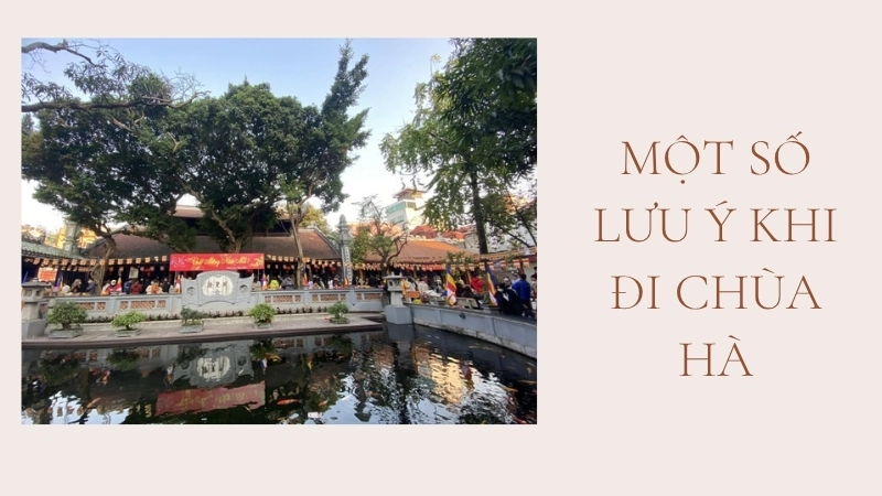 Một số lưu ý khi đi chùa Hà