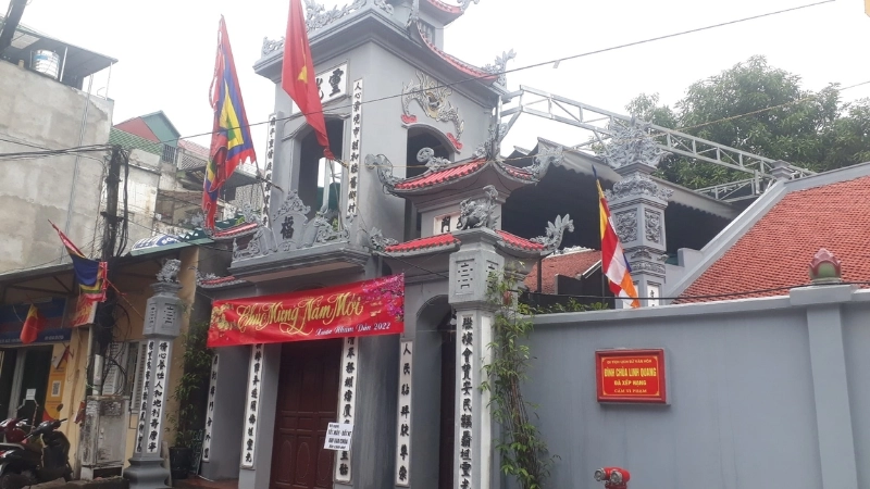 Chùa Linh Quang ở Đống Đa Hà Nội