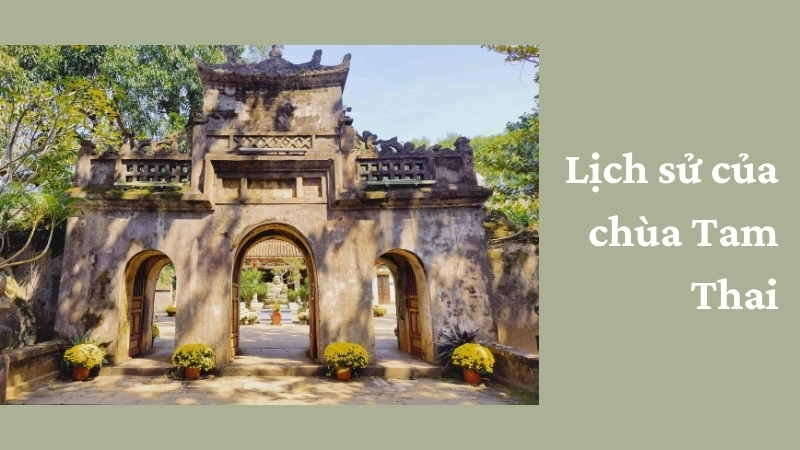 Lịch sử của chùa Tam Thai