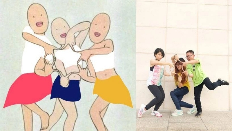 Góc nhìn khoa học và hiện đại về việc chụp ảnh 3 người