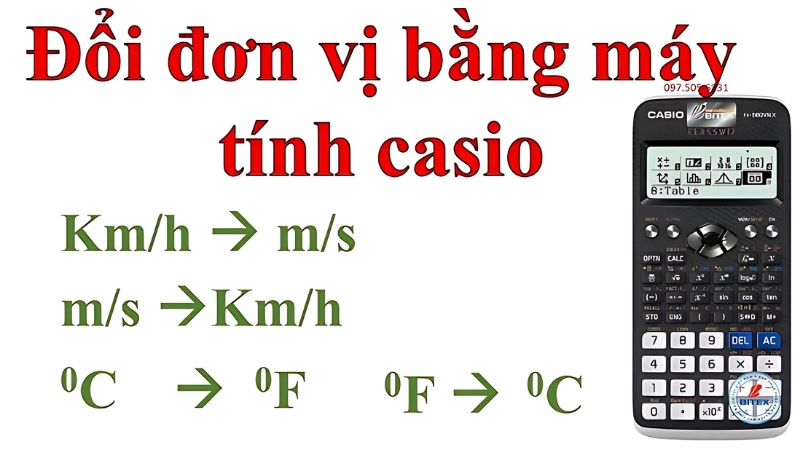 Chuyển đổi đơn vị tiện lợi khi làm bài Lý