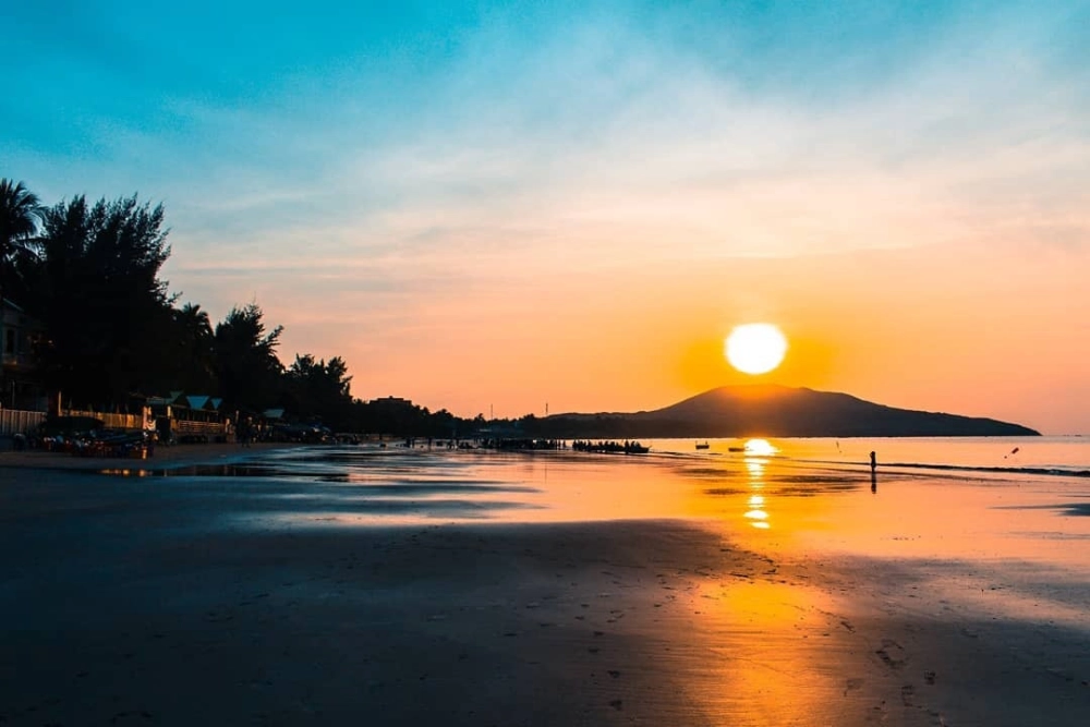 Say lòng cảnh sắc hoàng hôn lãng mạn