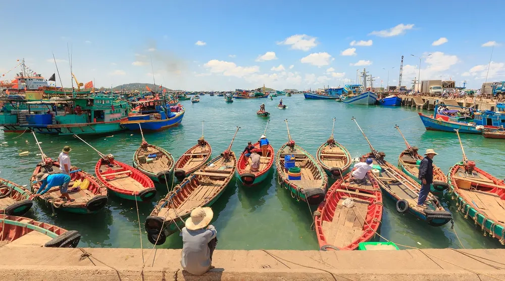 Thưởng thức hải sản tại làng chài hàm ninh nổi tiếng
