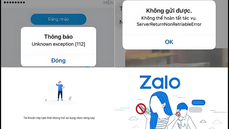 Đăng nhập Zalo bị lỗi và đâu là lý do
