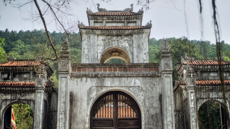 Kiến trúc tinh hoa của đền Bà Triệu