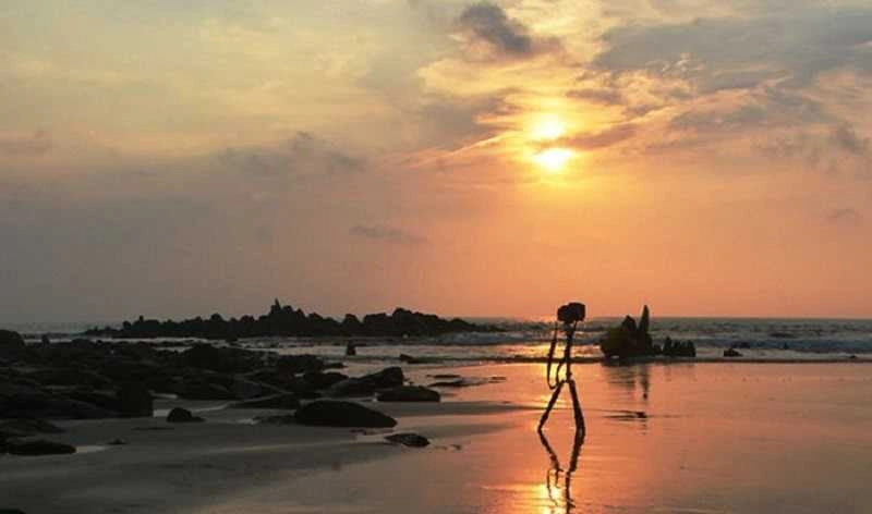 Đừng quên ngắm hoàng hôn lãng mạn trên biển Kỳ Ninh