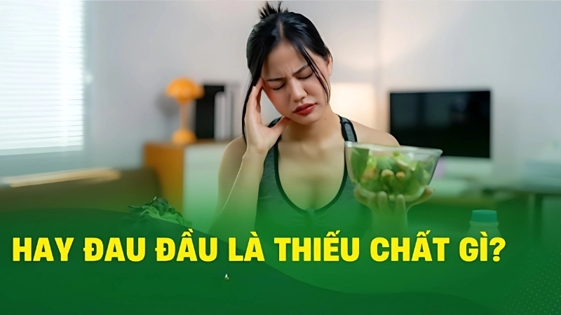 Hay bị đau đầu là thiếu chất gì? 