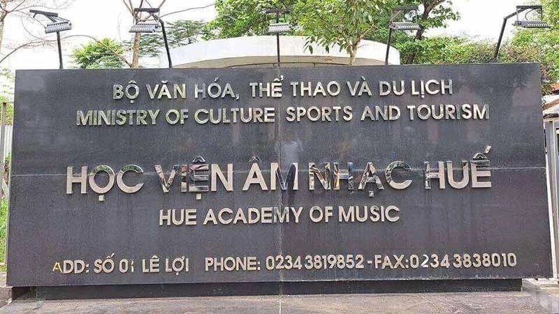 Học viện Âm nhạc Huế ở đâu?