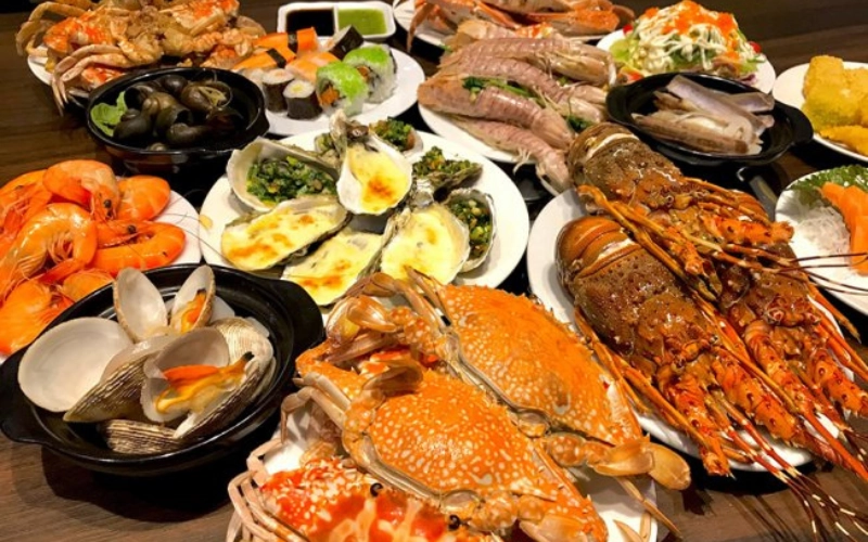 No nê cùng bữa tiệc hải sản tươi sống