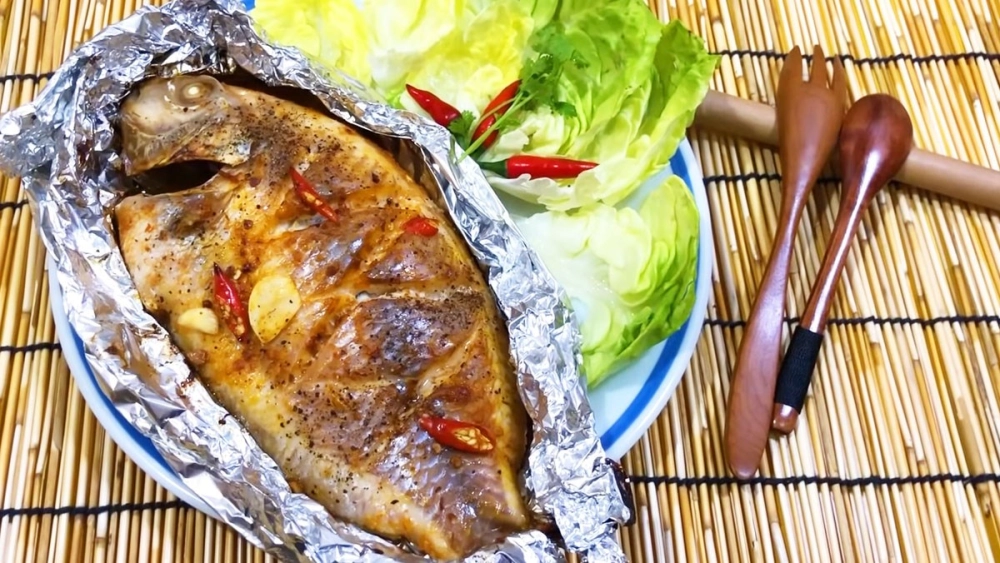 Thơm lừng khó quên với cá nướng giấy bạc hấp dẫn
