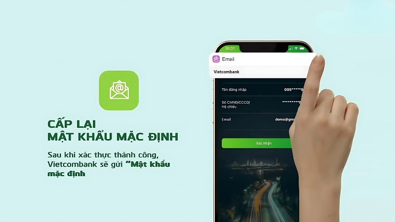 Lấy Lại Mật Khẩu Vietcombank Trên Website Internet Banking