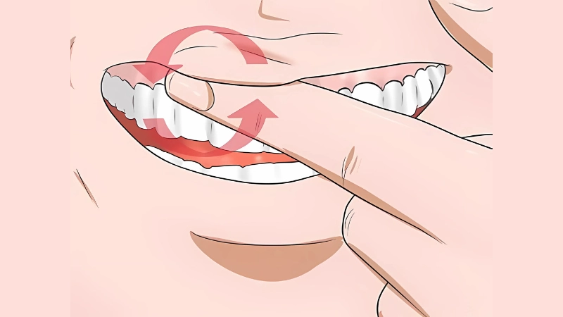  Massage nướu đúng cách cho bé