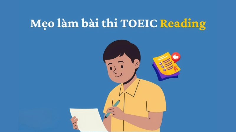 Mẹo làm bài TOEIC Reading tiết kiệm thời gian