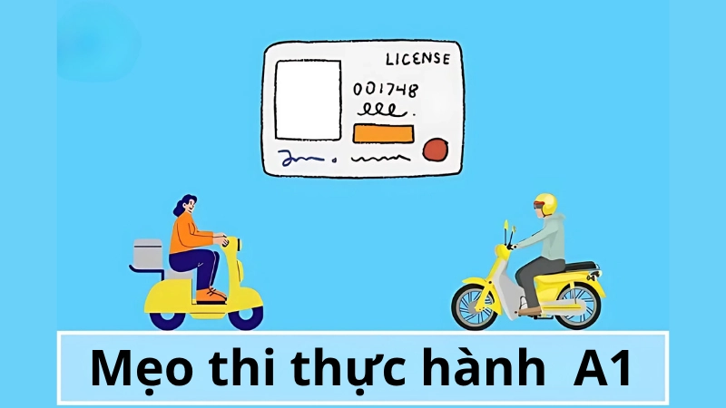 Mẹo thi thực hành bằng lái xe A1 không bị trừ điểm