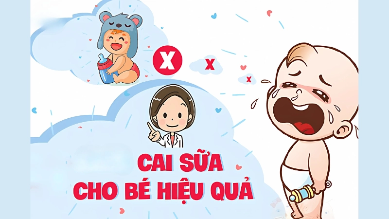 Những lưu ý quan trọng khi áp dụng mẹo cai sữa 