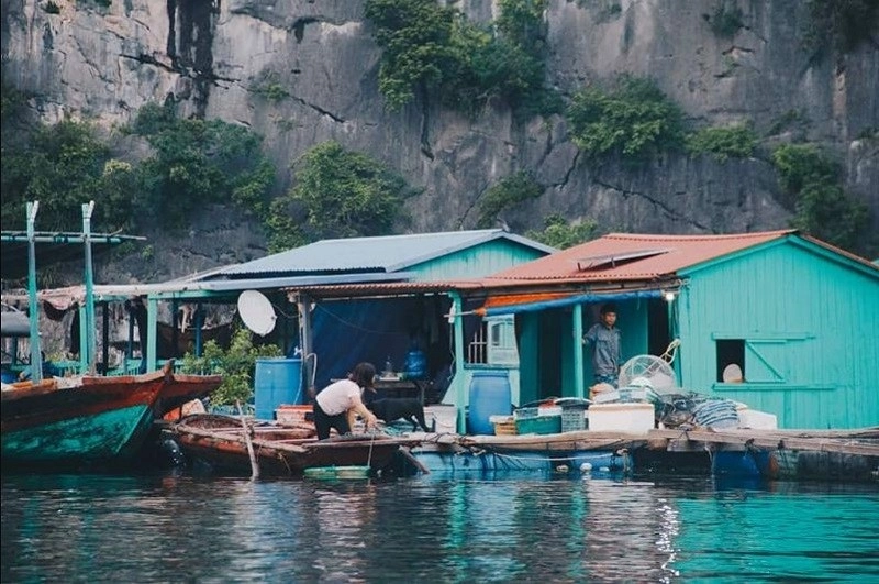 Yên bình khi thăm làng chài Ninh Vân ven sóng