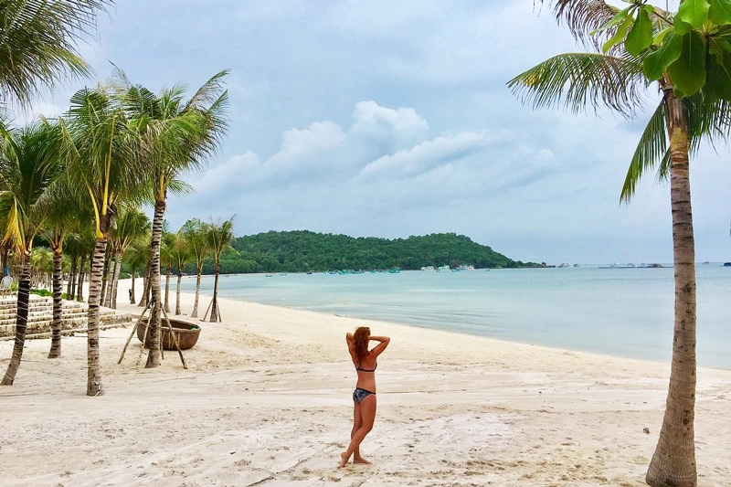 Cực chill với góc chụp ảnh sống ảo tại Bãi Ông Lang