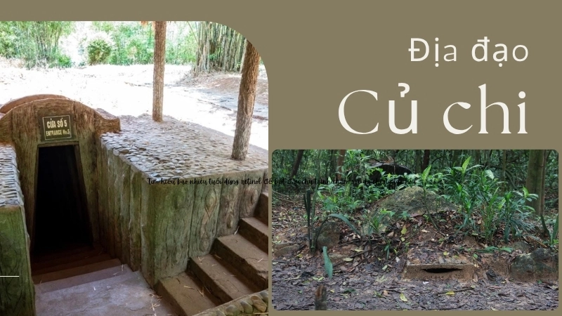 Quân và dân Củ Chi phải đào hầm để tránh các cuộc càn quét của quân địch