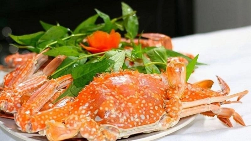 Thưởng thức món ghẹ hấp thơm ngọt bên biển rạch vẹm