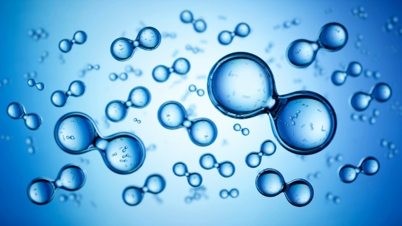 Sơ đồ liên kết hydrogen trong phân tử nước 