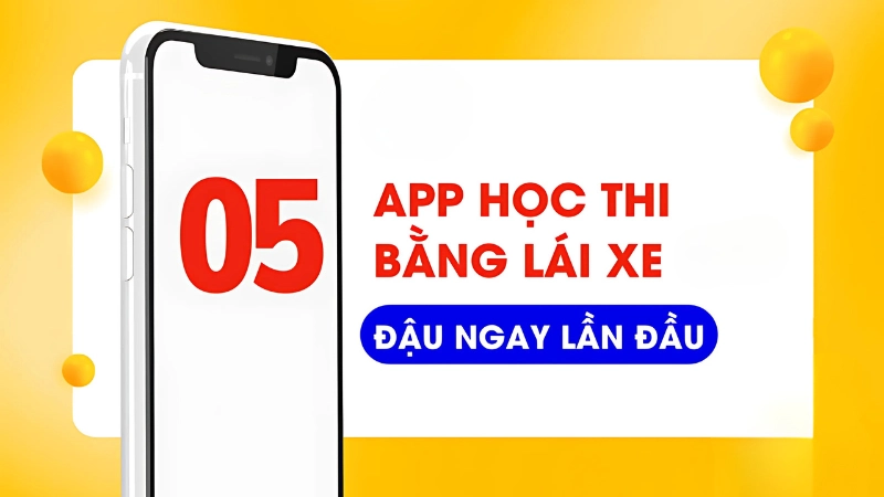 Sử dụng app học mẹo thi bằng lái xe B2