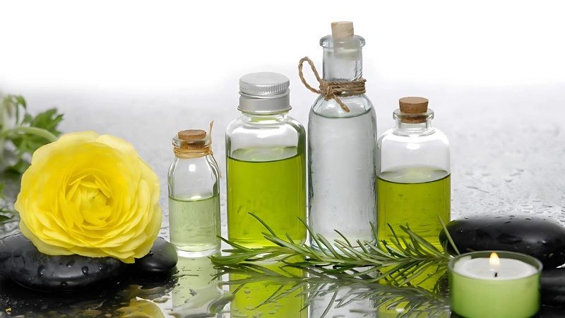 Thêm vài giọt tinh dầu để khử mùi sàn nhà