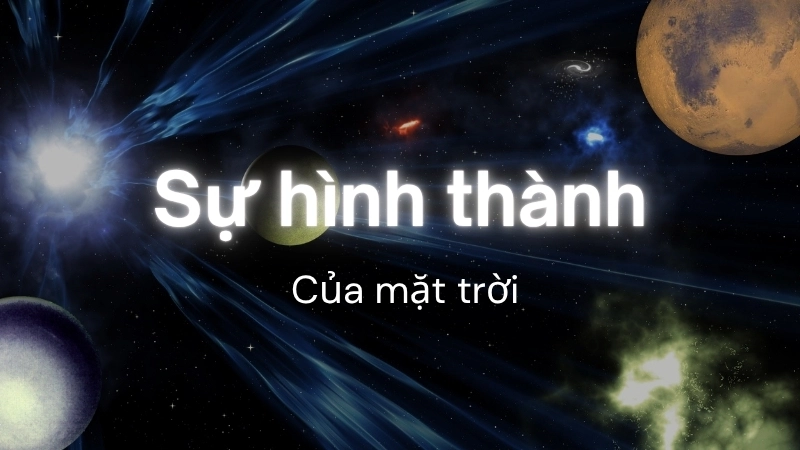  Tinh vân Mặt Trời, nơi bắt đầu nguồn gốc hình thành Trái Đất, với các hạt bụi kết tụ.