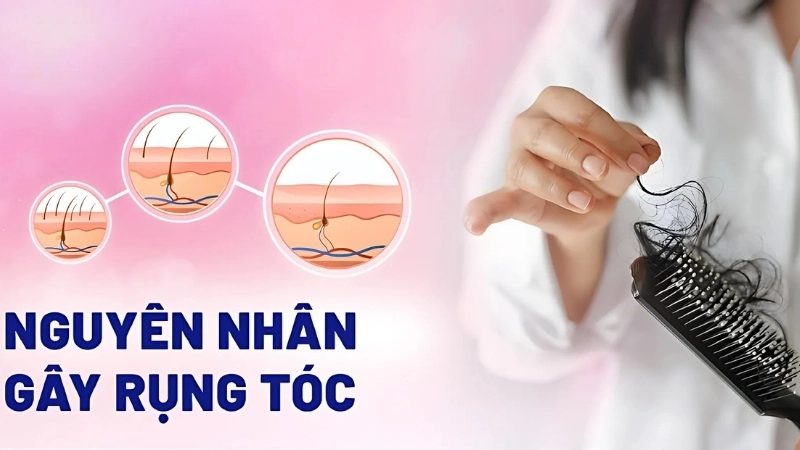 Dấu hiệu nhận biết khi bị rụng tóc nhiều