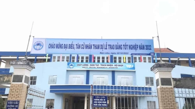 Thông tin tuyển sinh Đại học Bạc Liêu