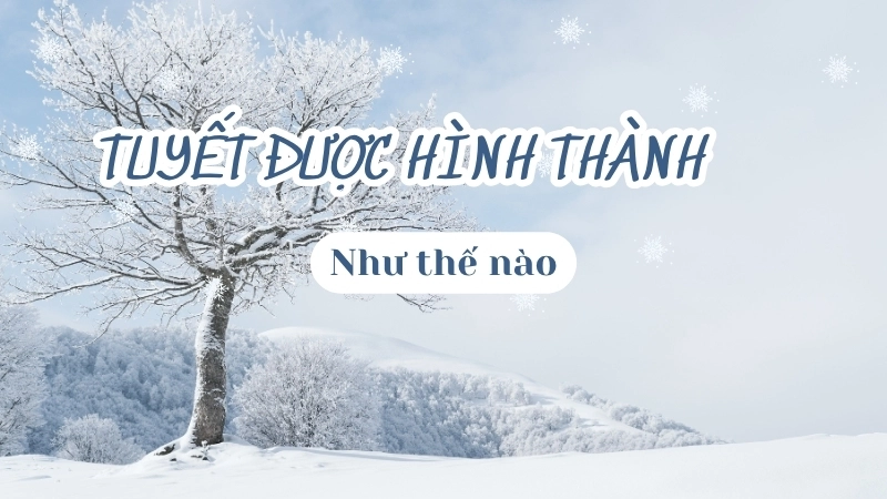Tuyết được hình thành như thế nào từ những giọt nước siêu lạnh