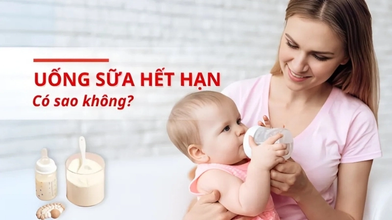 Uống sữa hết hạn có bị sao không?