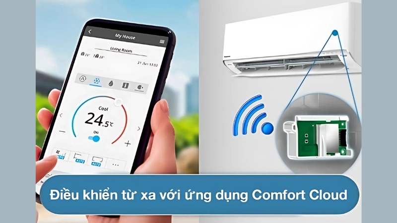 Vì sao nên kết nối điện thoại với điều hòa